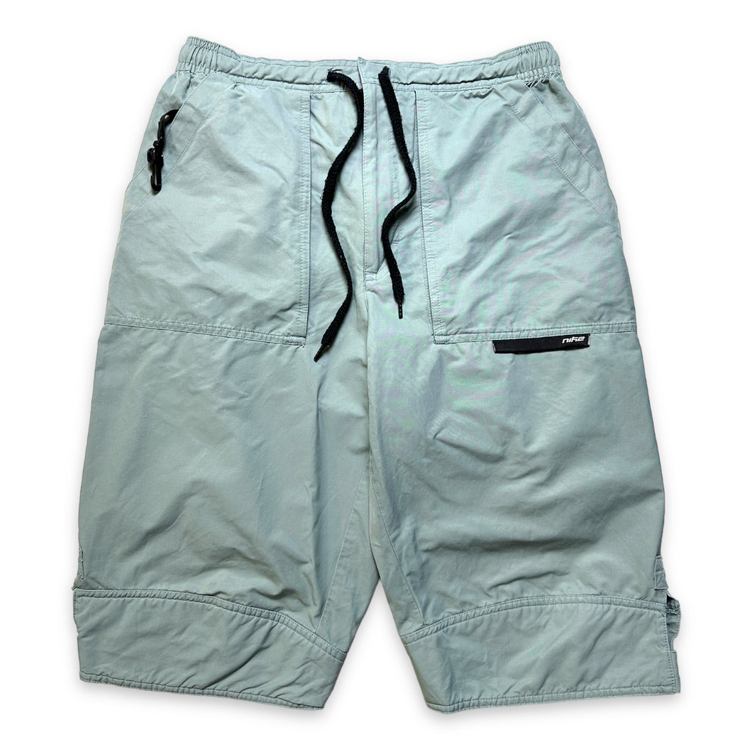 Nike Turquoise Long Shorts - 28-32