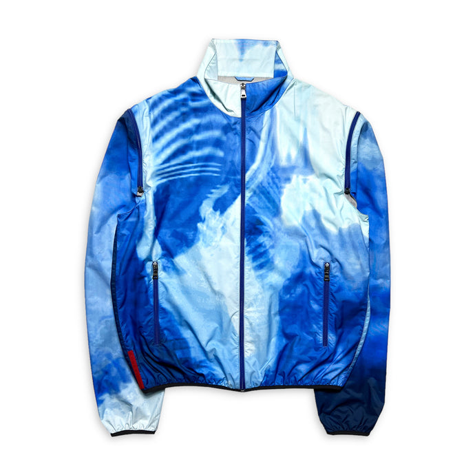 SS00' Prada Sport 2in1 Royal Blue Cloud Jacket - Medium / Large