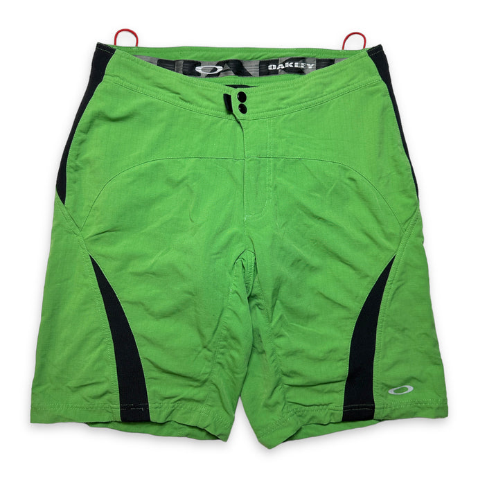 Oakley Lime Green Panelled Carpenter Pocket Shorts - 32