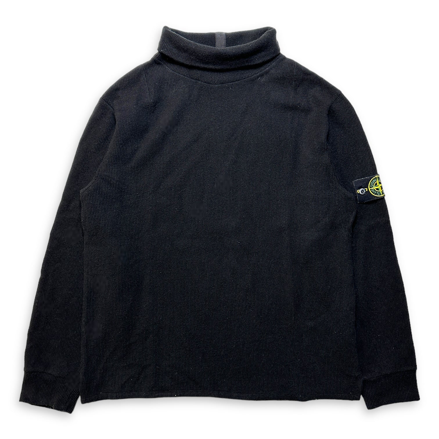 AW01' Stone Island リブコットン ロールネック - L – Holsales