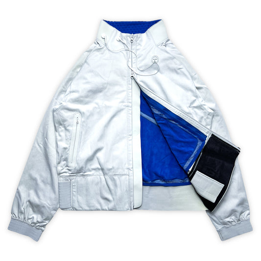 Veste technique ventilée Nike 2in1 Blanc/Bleu Royal Anatomy Automne 02' - Moyen