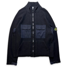 Carica l&#39;immagine nel visualizzatore di Gallery, Early 2000&#39;s Stone Island Knitted Double Pocket Full Zip - Medium / Large