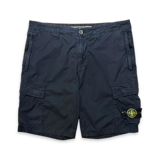 Bermuda Stone Island bleu nuit minuit - Taille 36"