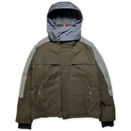 Veste Prada Sport Luna Rossa Vert Kaki/Gris Gore-Tex Skii - Moyen / Grand 