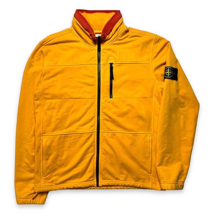 Stone Island Orange Zipped Jacket w/Packable Hood - Medium / Large