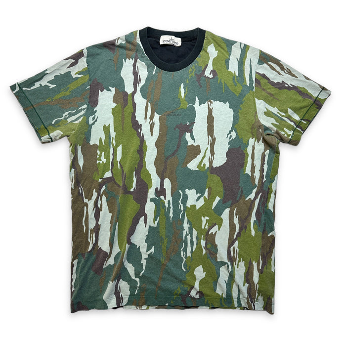 T-shirt camouflage fluide Stone Island - Très grand