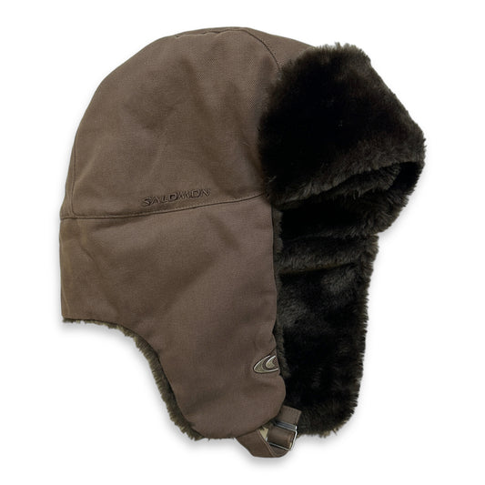 Chapeau Ushanka marron foncé Salomon