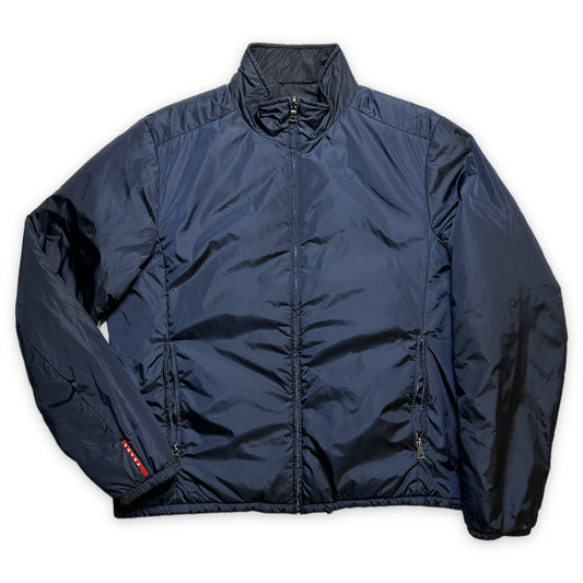 Prada Linea Rossa Veste matelassée réversible minuit marine/noir - Grand / Extra Large