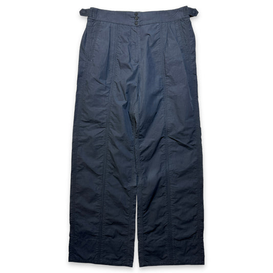 Pantalon Maharishi bleu marine à jambe droite et couture centrale - Taille 32/34"