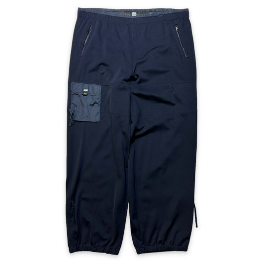 Marithé + François Girbaud Pantalon bleu marine à mini-poches - Taille 34"