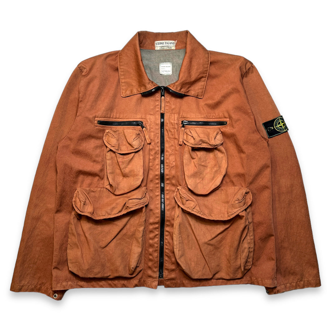 SS95’ Stone Island Rusty Orange Multi Pocket Jacket - Large/Extra Large