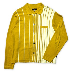 Cardigan jaune tricoté Stüssy - Moyen
