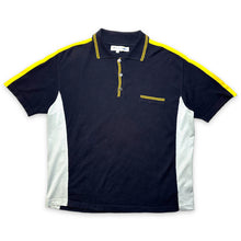 Carica l&#39;immagine nel visualizzatore di Gallery, Comme Des Garcons SHIRT Panelled Knit Polo Top - Medium / Large
