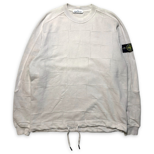 Pull ras du cou à motif quadrillé Stone Island - Extra Large