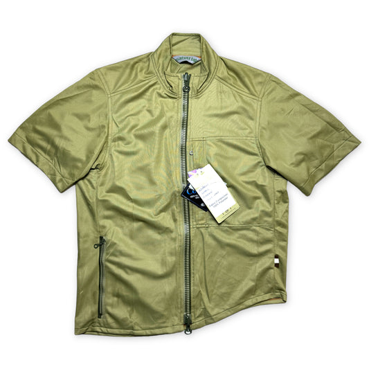 Chemise Maharishi de la fin des années 1990 Chemise à ourlet asymétrique en maille fine