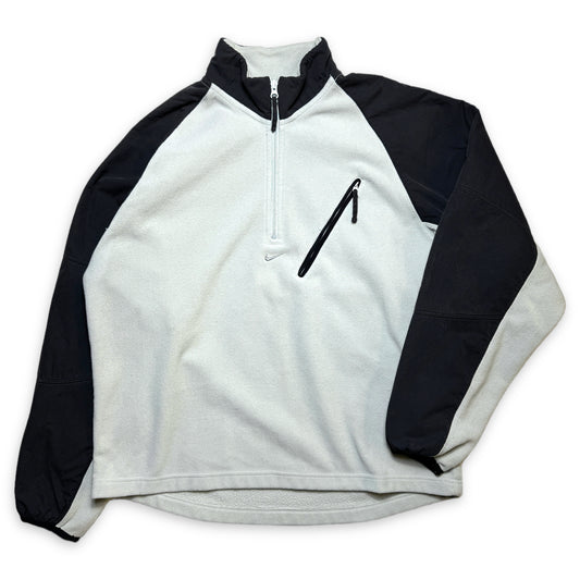 Nike Black/White Stash Pocket Fleece du début des années 2000 - Large / Extra Large