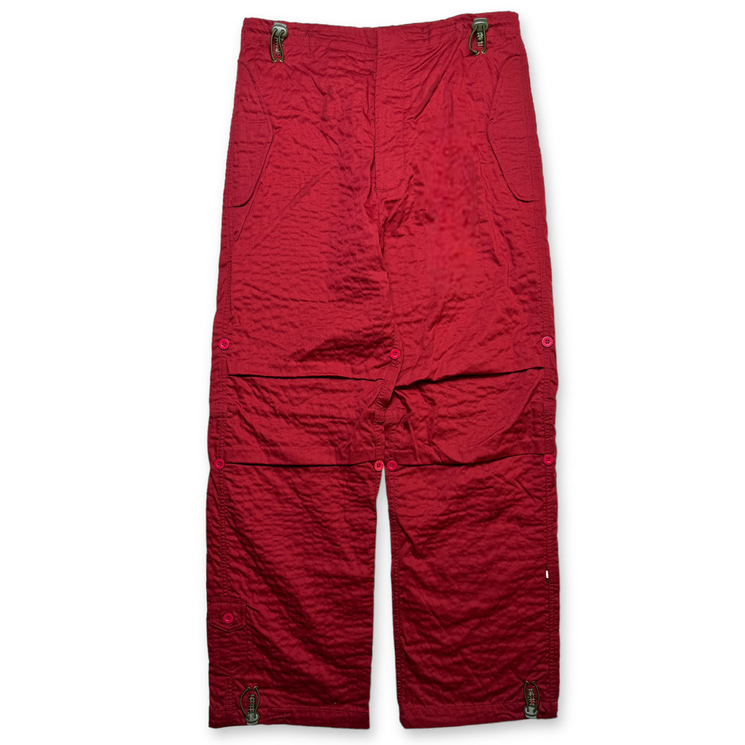 Maharishi Wine Red Embroidered Snopants - 32