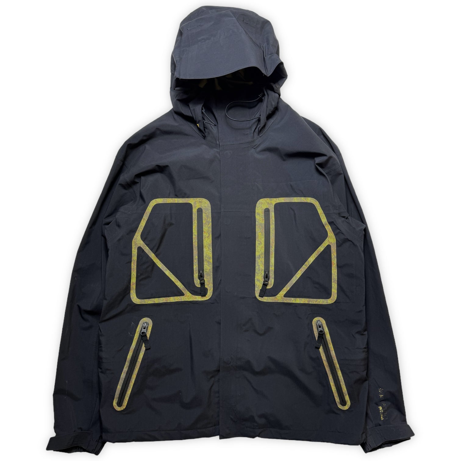 Waterproof jacket outlet taped seams