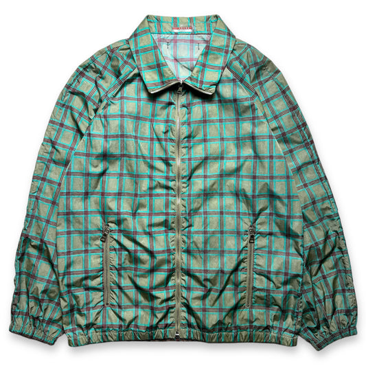 Veste à carreaux en nylon Prada Main Line 2007 - Grand