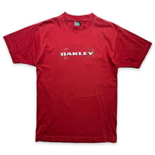 Load image into Gallery viewer, Early 2000&#39;s Oakley Bright Red Spellout Tee - Small