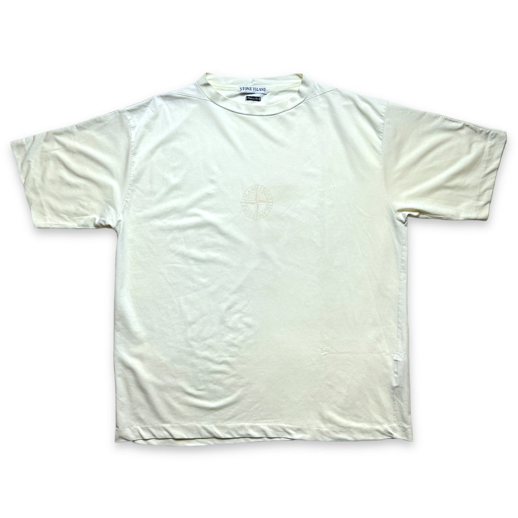 Stone Island Off White Compass Tee des années 1990 - Grand / Extra Large