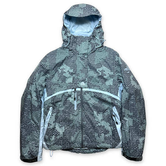 Early 2000's Nike ACG Centre Graphic Reptile Camo Padded Jacket - Small