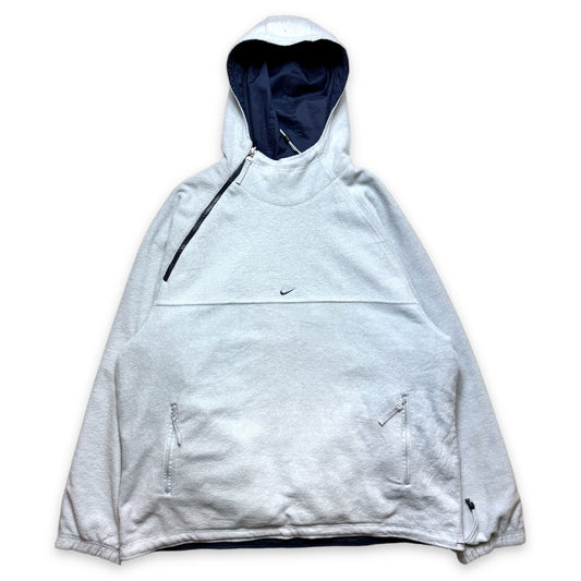 Early 2000's Nike 2in1 Reversible Nylon/Fleece Pullover