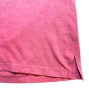 Late 80's Stone Island Spellout Bright Pink Tee - Extra Large / Extra Extra Large