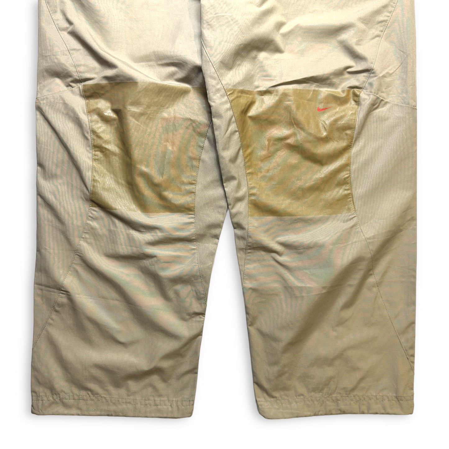 Nike Morse Code Panelled Beige Bottoms - Extra Large