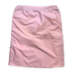 SS00' Prada Sport Baby Pink Nylon Skirt - Womens 8-10