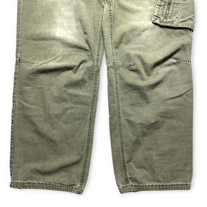 Pantalon cargo Nike Washed Khaki Green du début des années 2000 - Extra Large