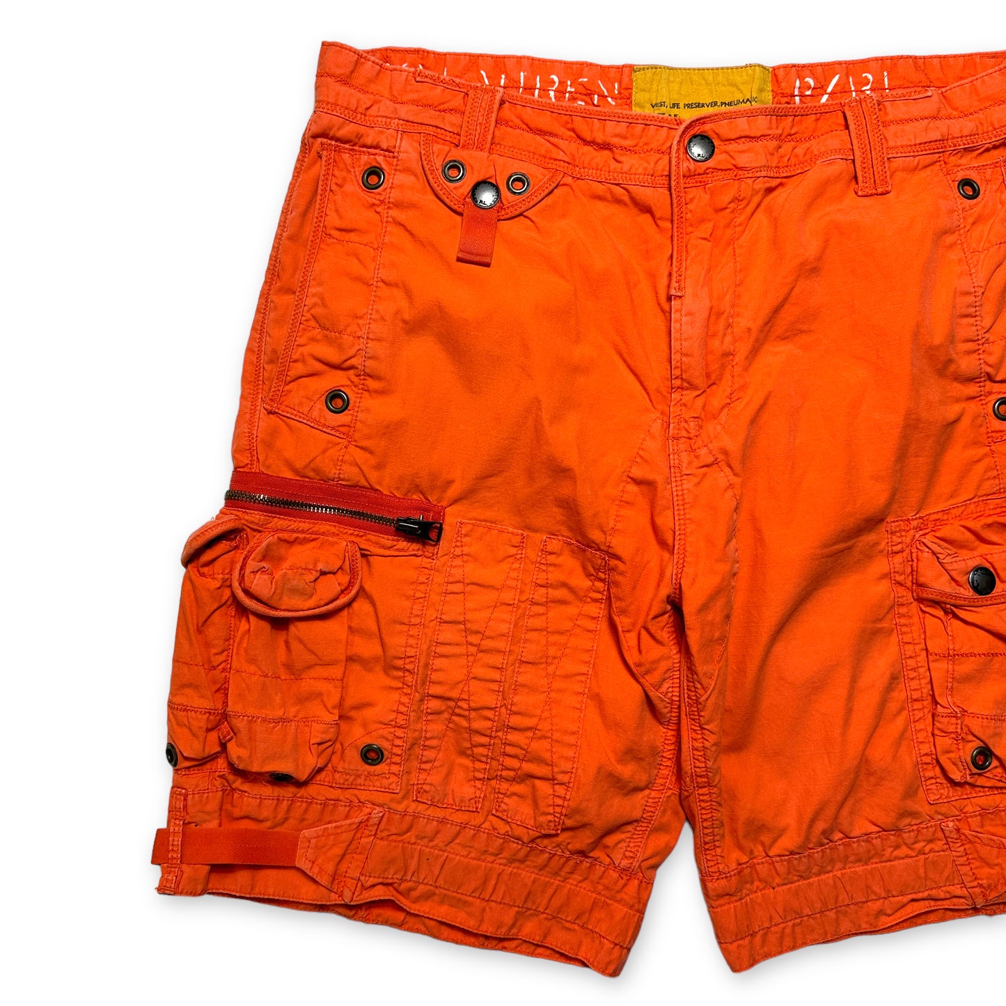 Short multi-poches Polo Ralph Lauren du début des années 2000 - Taille 32/34"