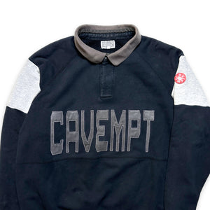 Cav Empt Spellout Rugby Polo Sweater - Medium / Large