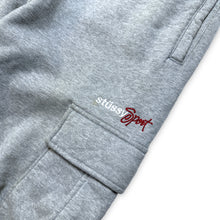 Load image into Gallery viewer, Stüssy Sport Grey Joggers - Small / Medium