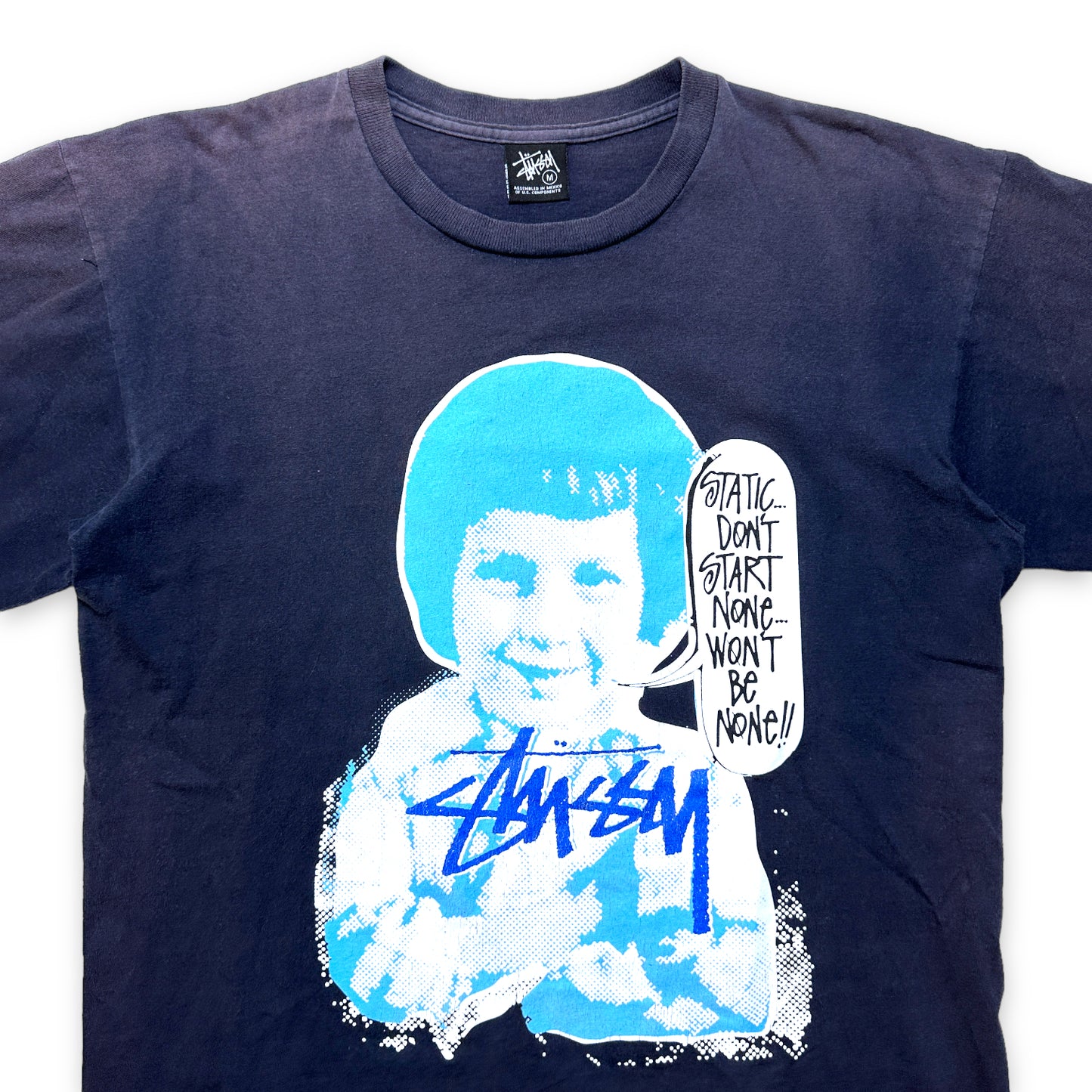 Early 2000's Stüssy Static Tee - Medium