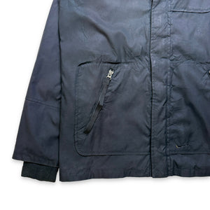 2004 Nike Stealth Black Tonal Padded Jacket - Medium