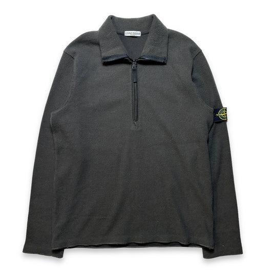 AW01' Pull à fermeture éclair quart de Stone Island - Grand/Très Grand
