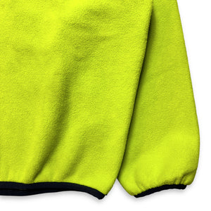 2003 Nike Neon Green Fleece Sweatshirt - Medium / Large