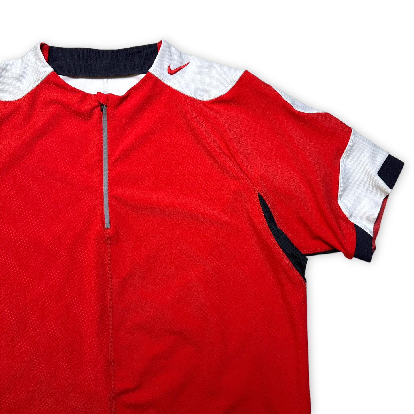 Early 2000's Nike Panelled Active Wear Tee - Large / Extra Large