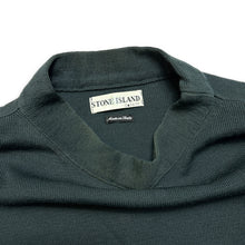Load image into Gallery viewer, Late 1990&#39;s Stone Island Deep Forest Green Mockneck Sweater - Medium