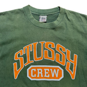 Stüssy Crew Tee de la fin des années 1990 - Moyen / Grand