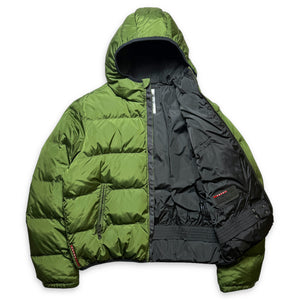 Prada Linea Rossa Bright Green Nylon Puffer Jacket - Extra Large