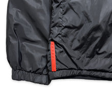Carica l&#39;immagine nel visualizzatore di Gallery, Prada Sport Jet Black Padded Nylon/Fleece Reversible Jacket - Medium / Large