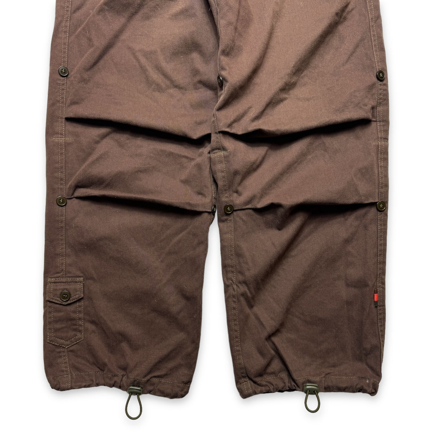 Early 2000's Maharishi Chocolate Brown Baggy Snopant - 30" Waist