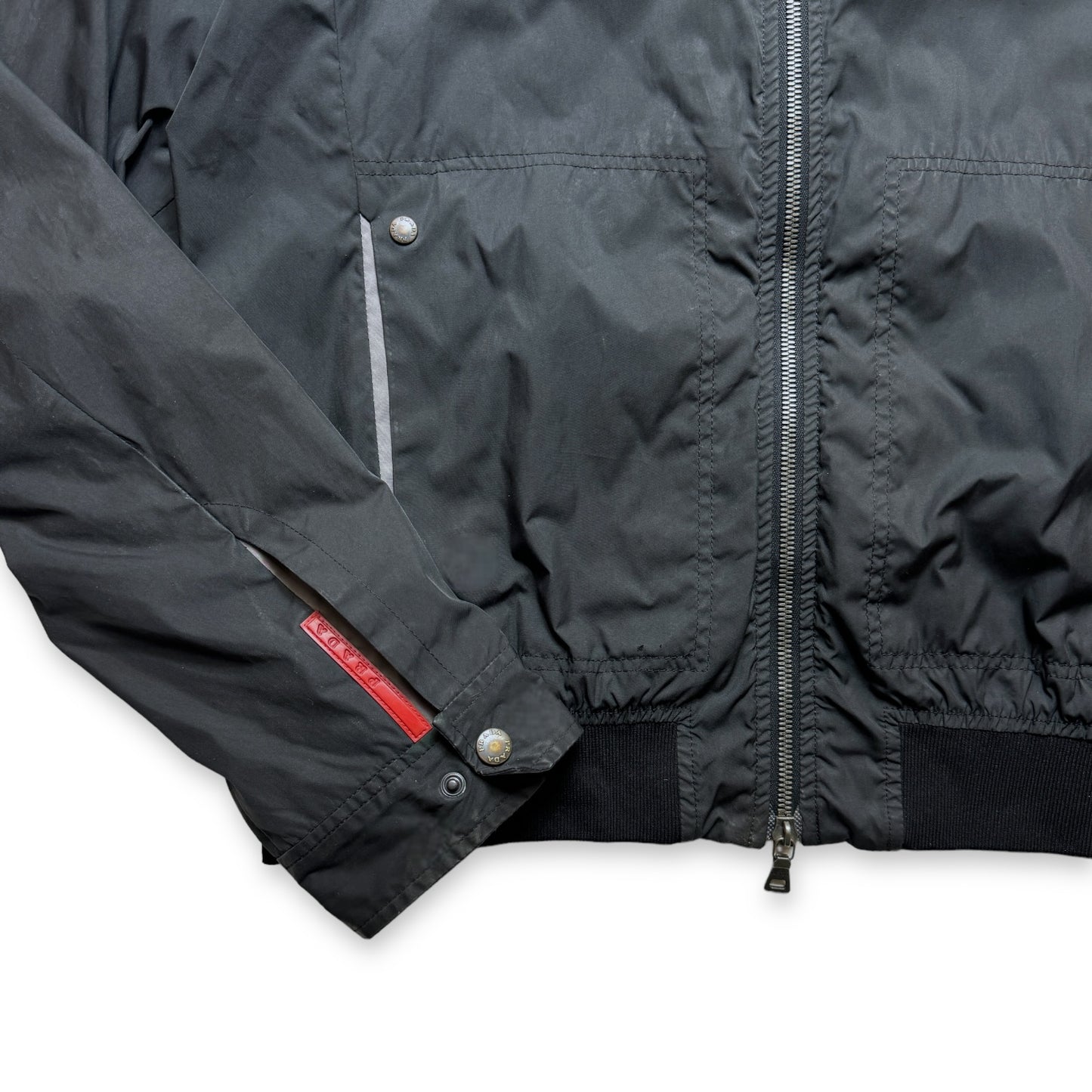 Prada Sport Black Harrington Jacket - Medium / Large