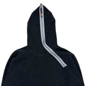 Nike Black Asymmetric Zip Fleece Pullover - Small