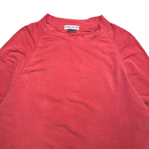 SS96' Stone Island Coral Red Lightweight Crewneck - Extra Extra Large