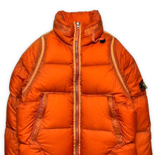 Load image into Gallery viewer, AW08&#39; Stone Island Bright Orange Opaque Goose Down Puffer - Medium