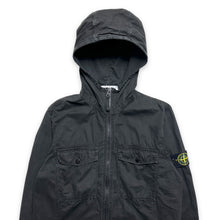 Load image into Gallery viewer, Stone Island Black Double Pocket Hooded Overshirt - Small