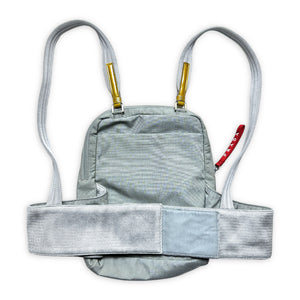 SS99’ Prada Silver Mesh Harness Backpack